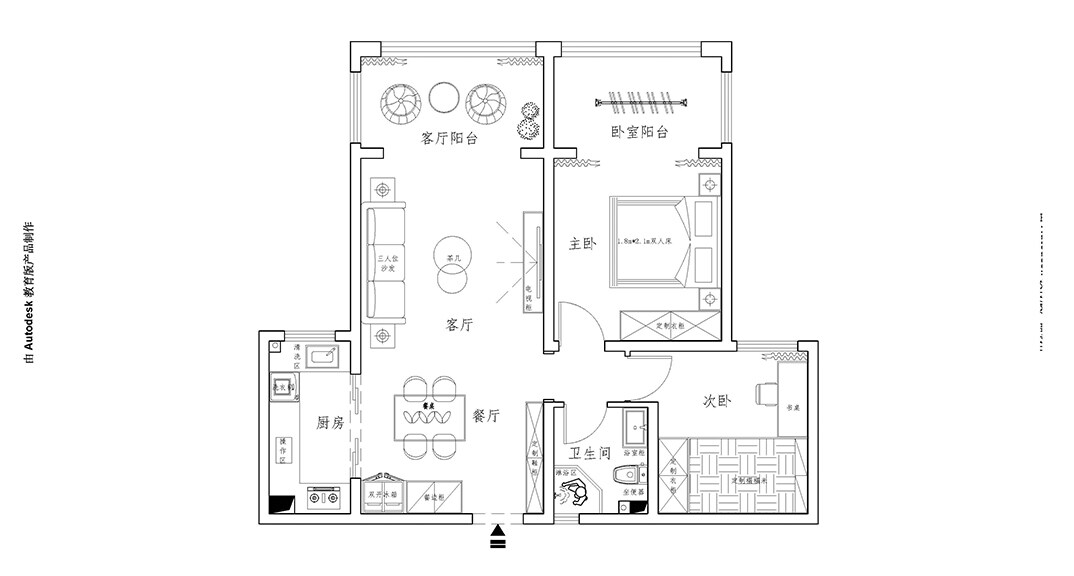 海悦居138㎡二室二厅户型安排图.jpg